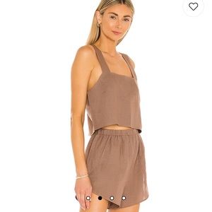 Linen top & matching shorts!